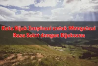 Kata Bijak Inspirasi untuk Mengatasi Rasa Sakit dengan Bijaksana