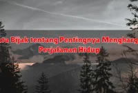 Kata Bijak tentang Pentingnya Menghargai Perjalanan Hidup